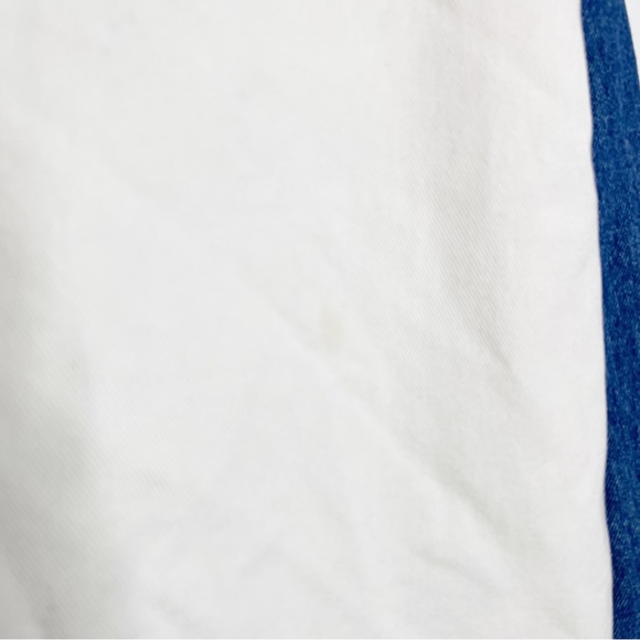 Vintage 80s/90s Colorblock Denim Jacket Size L (Fits Up to Size 14 Unbuttoned) - Picture 8 of 14